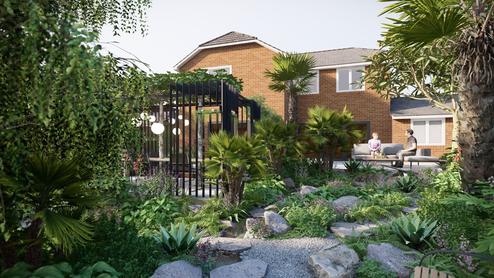 Landscape design visualization 3