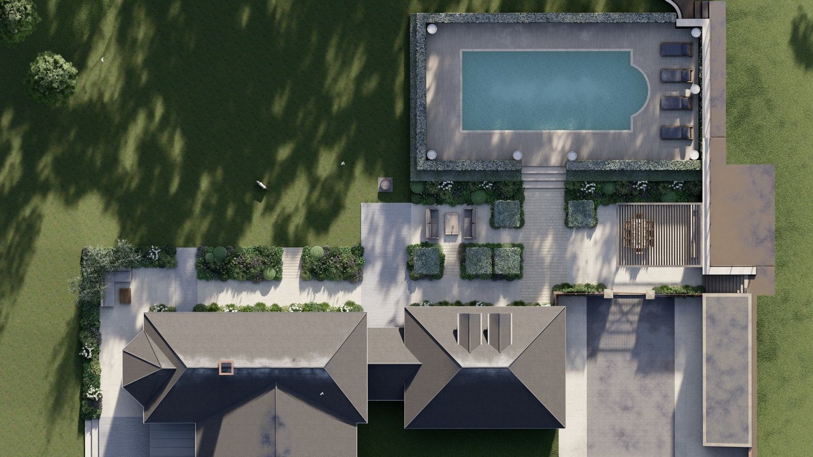 Landscape design visualization 3