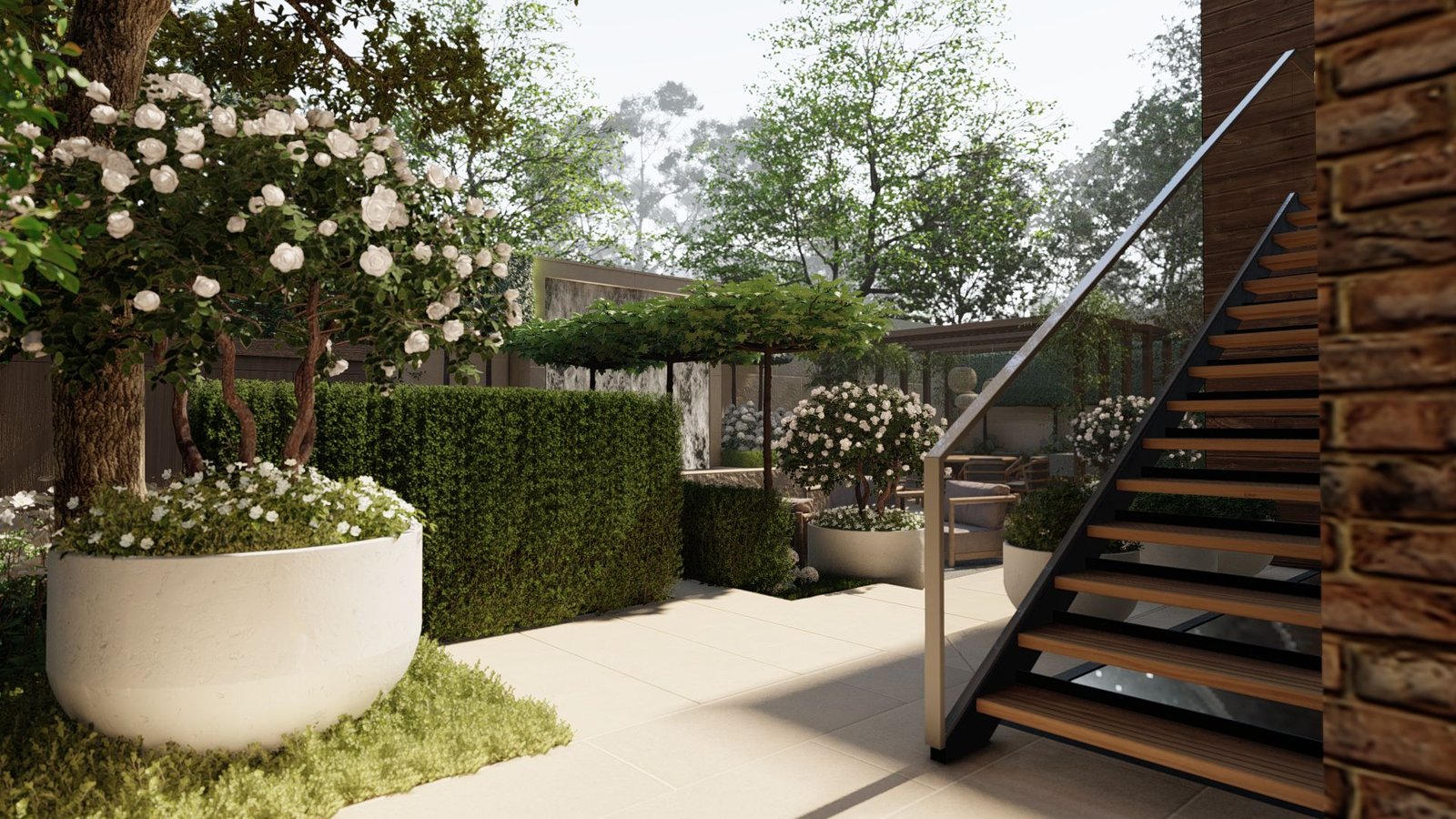 Landscape design visualization 3