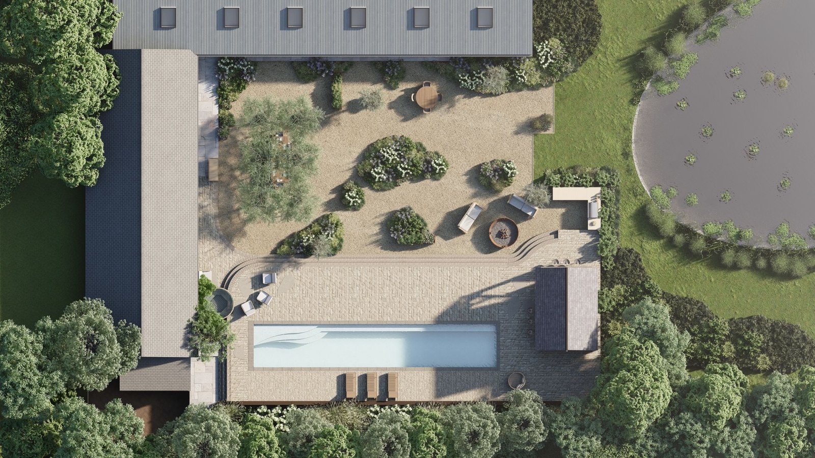 Landscape design visualization 3