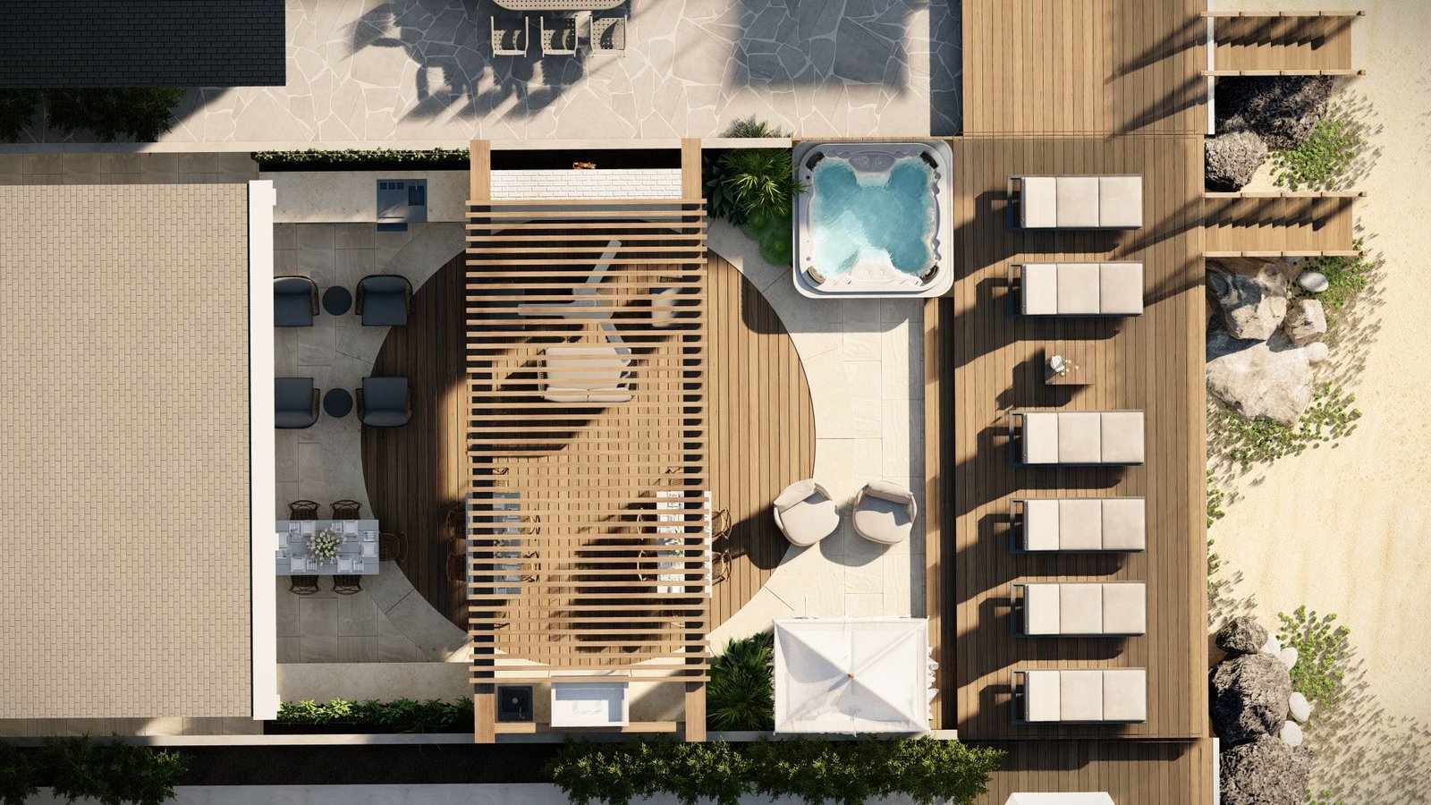 Landscape design visualization 164