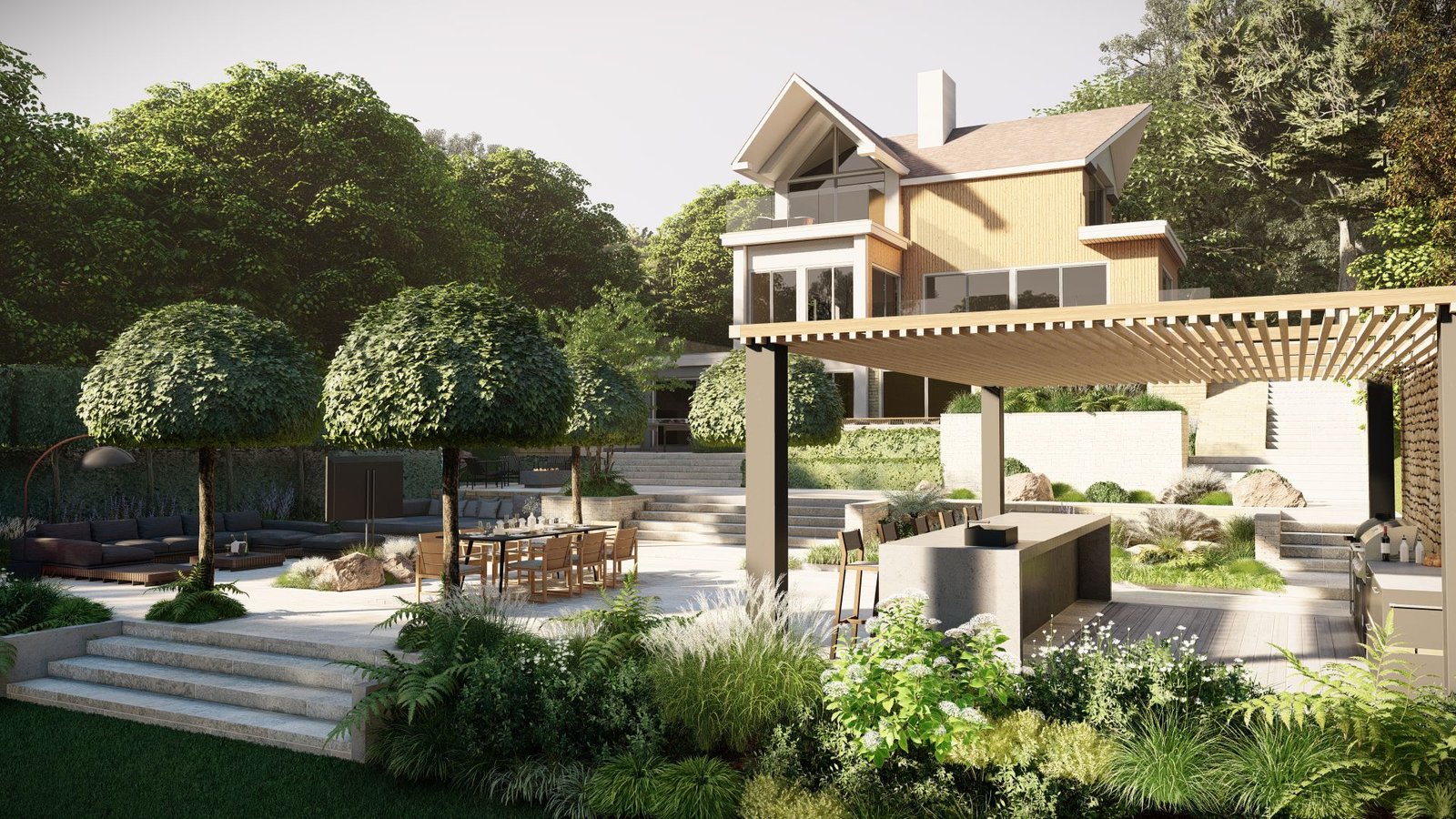 Landscape design visualization 138