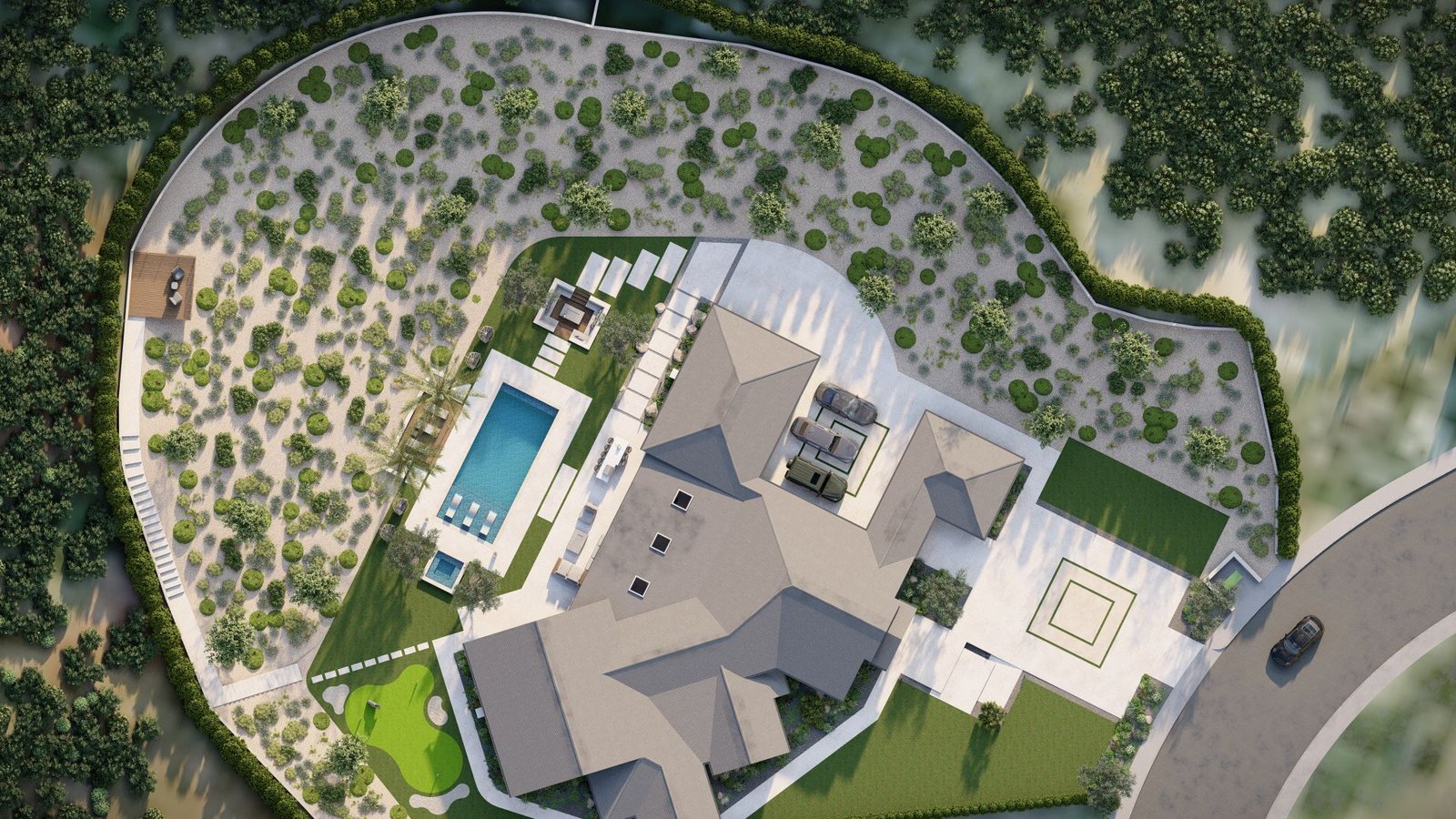 Landscape design visualization 149