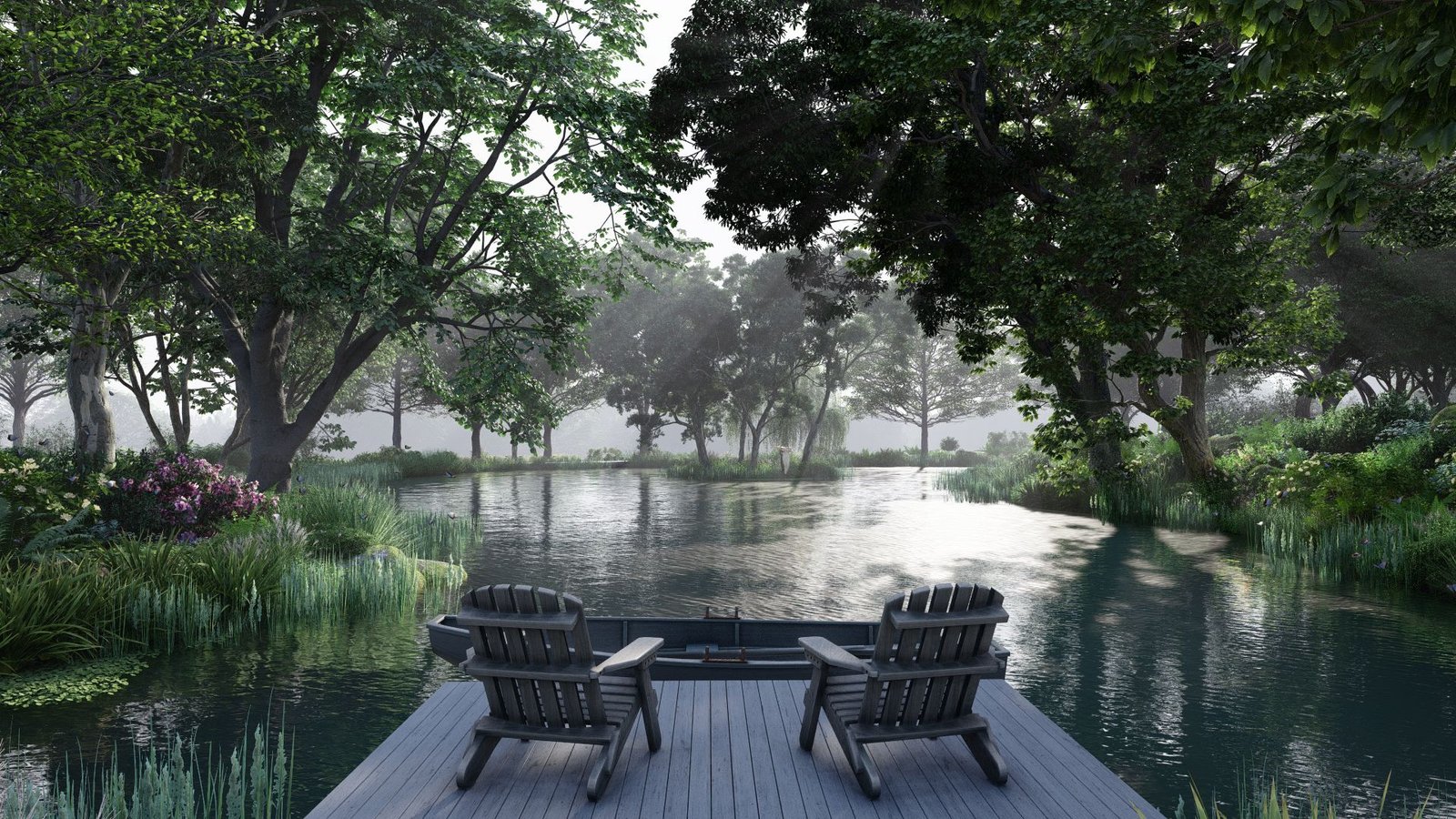 Landscape design visualization 3